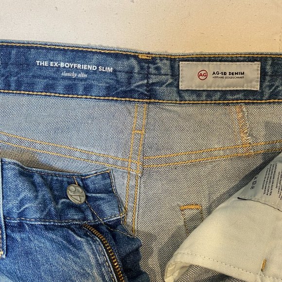 AG Adriano Goldschmied Women's Ex Boyfriend Slim Jeans Sz 27 New With Tags - Picture 7 of 7